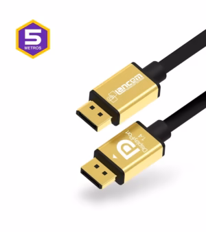 Cable DisplayPort de 5 Metros v1.4 Lancom ZZ-DPTDP4K-5M Soporta Resoluciones 8K@60Hz 4K@144Hz  - 32.4Gbps  - HDR - 3D