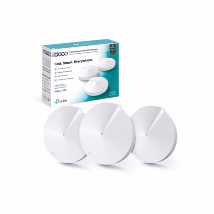 Deco M9 Plus Pack 3 Sistema inalámbrico Mesh AC2200 Tri-Banda TP-Link Deco M9 Plus | Pack-3 | Sistema Inalámbrico Tri-Banda TP-Link, Sistema Mesh Inalámbrico DECO M9 Plus Pack de 3, Sistema Wi-Fi Mesh para toda la Casa AC2200