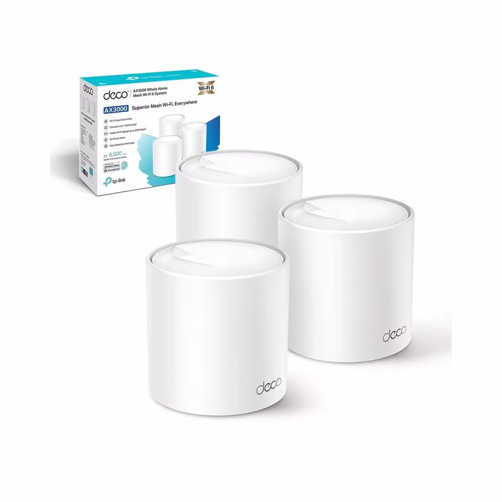 Deco X Pack de  TP Link Sistema Inalámbrico Mesh AX Deco X | Pack  | Sistema Wi Fi  Mesh | Ax | AC | TP Link Sistema Mesh AX | Deco x Pack | WiFi  Mesh | TP Link