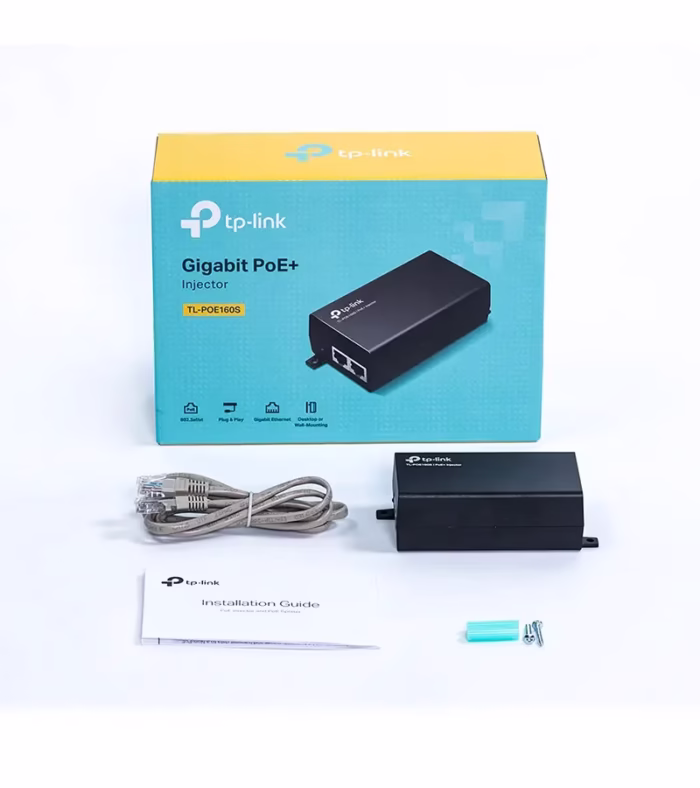 TL POES Inyector PoE Gigabit | Alimentación y Datos por Ethernet | TP Link  Inyector PoE Gigabit TL POES TP Link Inyector PoE Plus para cámaras de seguridad inyector poe para Access point  HD Multimedia PERU SAC