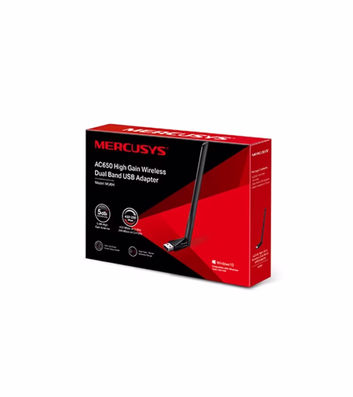 MUH   Adaptador USB Inalámbrico de Doble Banda AC Mercusys