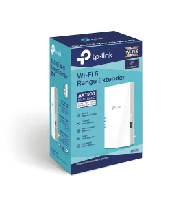 RE600X Repetidor WiFi6 AX1800 Extensor Inalámbrico Doble Banda TP-Link