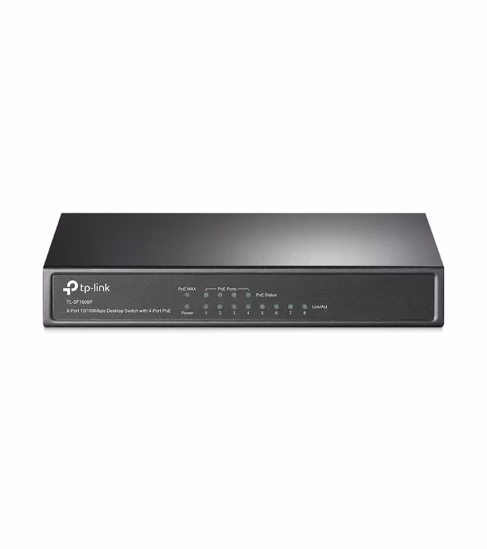 TL SFP Switch  Puertos Fast Ethernet con  PoE TP Link