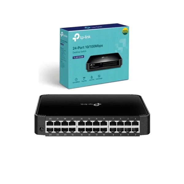 TL-SF1024M Switch de Red con 24 Puertos Fast Ethernet - TP-Link TL-SF1024M Switch para Sobremesa con 24 puertos a 10/100 Mbps, Switch de Red 10/100Mbps Fast Ethernet TL-SF1024M TP-LINK