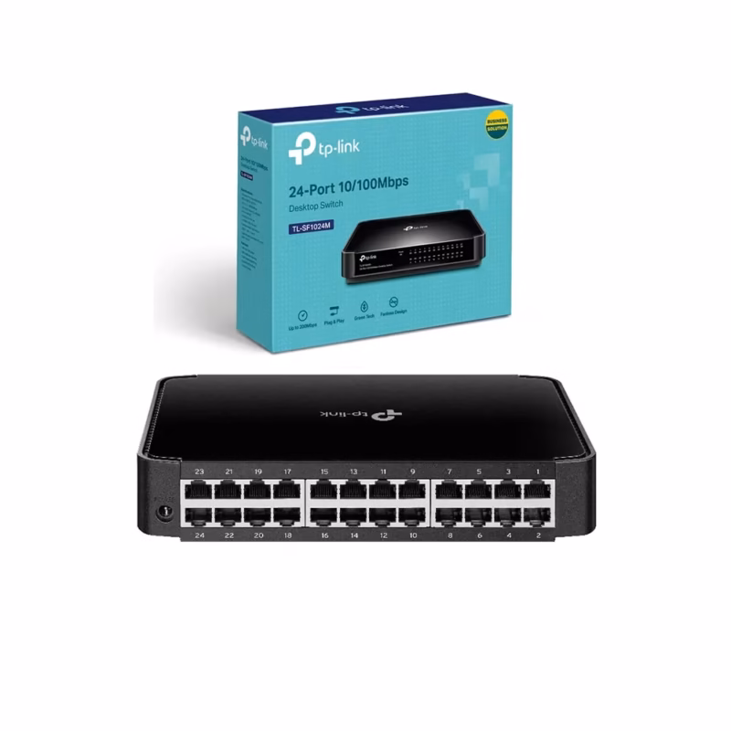 TL SFM Switch Fast Ethernet  Puertos | Expansión de Red Confiable TP Link