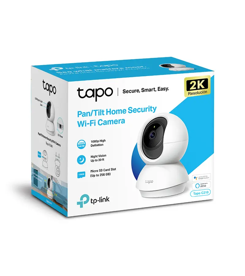 TP-Link Bundle of Tapo Cámara C210 Wi-Fi Interior 3 MP (2K) + Tapo H100  Smart Hub + Tapo T100, Detector de Movimiento WiFi + Tapo T110, Sensor de  Contacto Inteligente : 