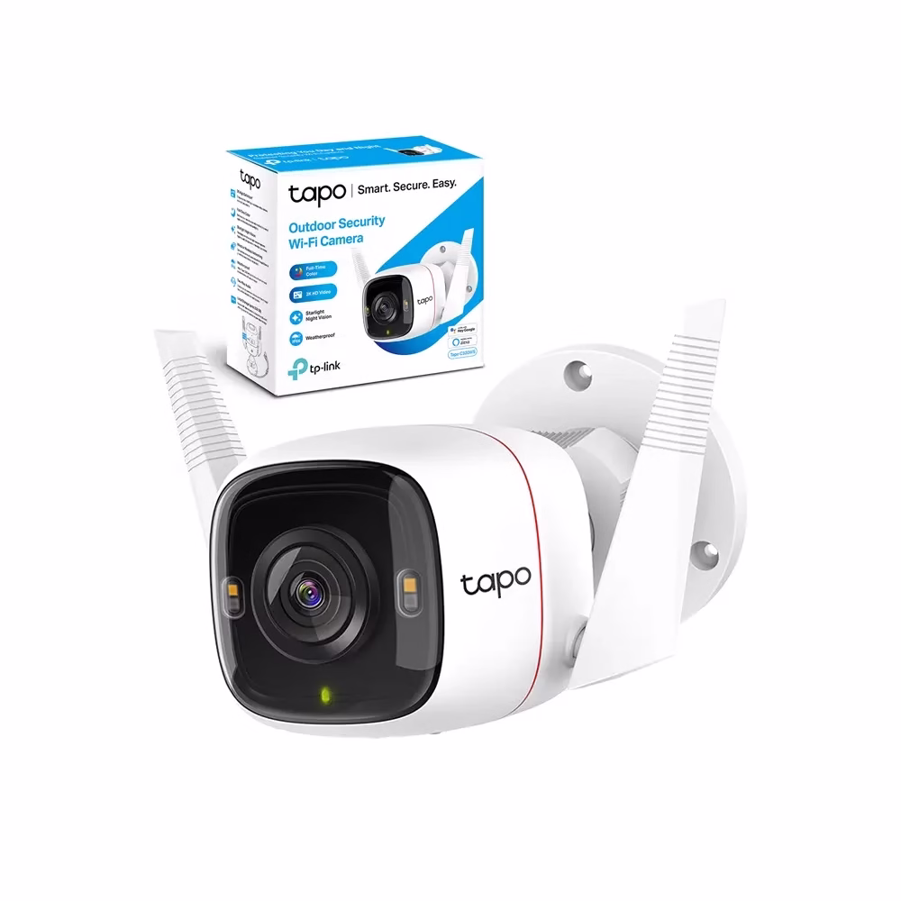 Tapo CWS Cámara de Seguridad Inalámbrica para Exterior TP Link Tapo CWS Cámara de Seguridad Inalámbrica para Exterior Full Color K QHD TP Link Cámara Wi Fi de Seguridad para Exteriores a Full Color con Resolución K QHD Tapo CWS TP Link