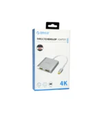 Adaptador USB C a HDMI y DP - Orico XD-CFHD4, Cable convertidor USB C a Displayport