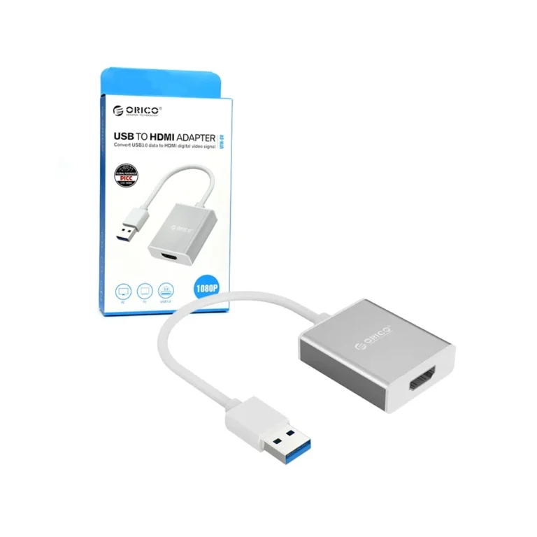 Adaptador USB a HDMI Full HD 1080P - Orico UTH-SV Cable Convertidor de USB 3.0 a HDMI 1080p Orico, USB 3.0 a HDMI Full HD - Orico UTH-SV