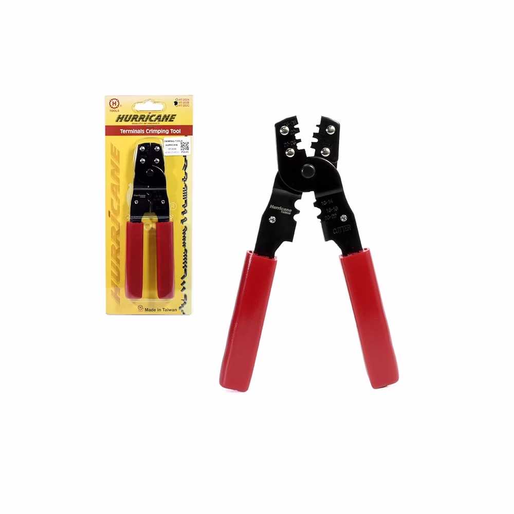 Alicate Ponchador para Terminales Open Barrel   Hurricane HT B Crimping para Terminales Open Barrel Hurricane HT B