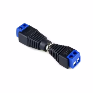 Adaptador Bornera a Jack-DC Macho y Hembra, Conector para Fuente de Cámara de Seguridad Jack DC Macho y Hembra American NET GP-300-(PJ)A