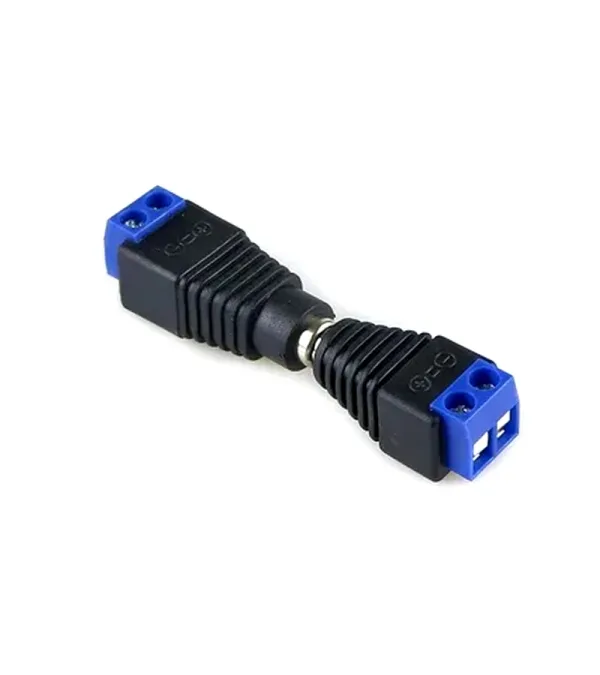 Adaptador Bornera a Jack-DC Macho y Hembra, Conector para Fuente de Cámara de Seguridad Jack DC Macho y Hembra American NET GP-300-(PJ)A