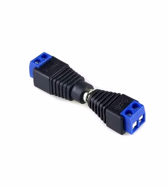 Adaptador Bornera a Jack DC Macho y Hembra Conector para Fuente de Cámara de Seguridad Jack DC Macho y Hembra American NET GP  PJA