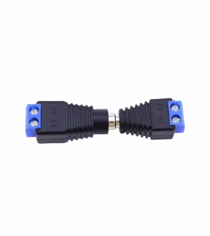 Adaptador Bornera a Jack DC Macho y Hembra Conector para Fuente de Cámara de Seguridad Jack DC Macho y Hembra American NET GP  PJA