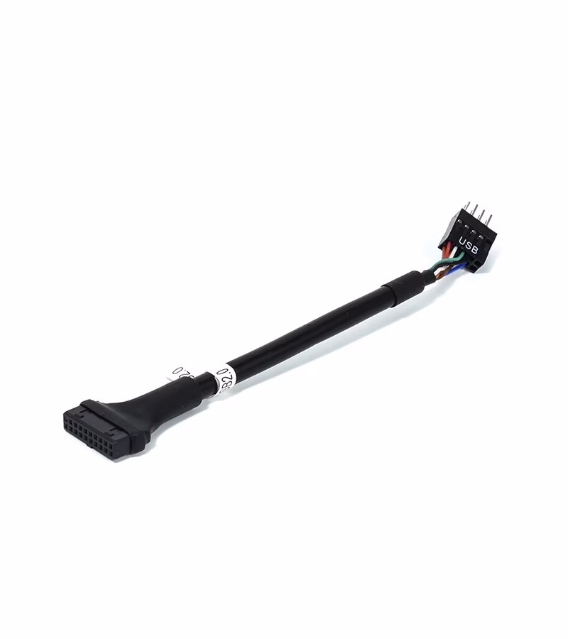 Cable adaptador de cabezal de placa madre  Pines Macho a USB   Pines Hembra