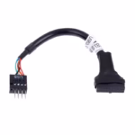 Cable adaptador de cabezal de placa madre, 9 Pines Macho a USB 3.0 20 Pines Hembra
