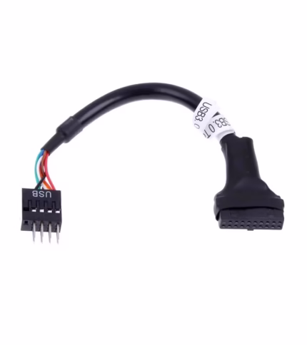 Cable adaptador de cabezal de placa madre, 9 Pines Macho a USB 3.0 20 Pines Hembra