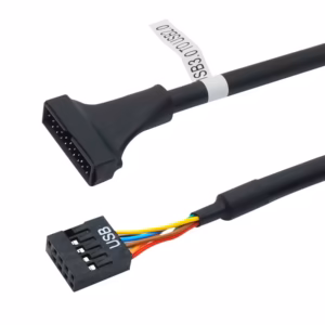 Cable adaptador de cabezal de placa madre, 19/20 Pines, USB 3.0 hembra a 9 pines Hembra