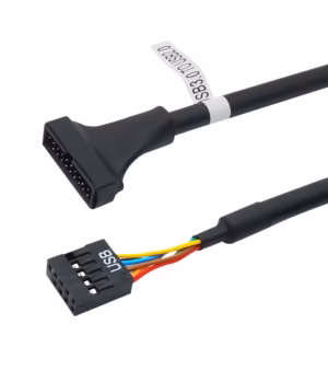 Cable adaptador de cabezal de placa madre, 19/20 Pines, USB 3.0 hembra a 9 pines Hembra