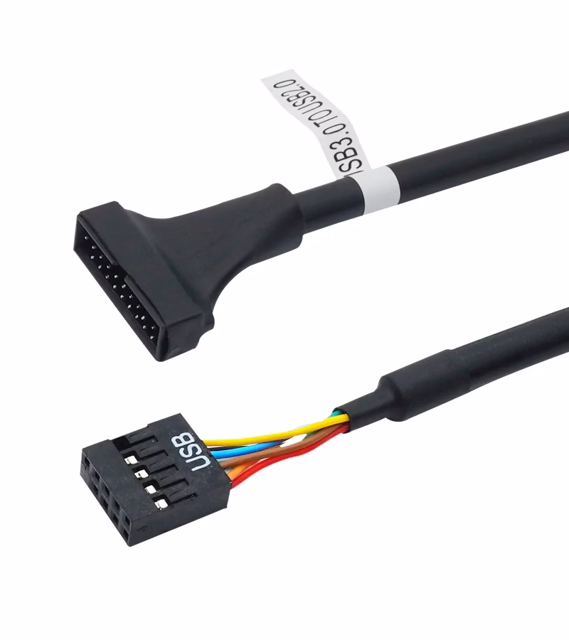 Cable adaptador de cabezal de placa madre  Pines USB  hembra a  pines Hembra