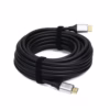 Cable HDMI de  Metros K Delcom DCHD v Premium Lleva tu Señal K a  Metros sin Pérdidas Cable HDMI  premium Delcom DCHD de  metros color negro mostrando sus conectores reforzados de aluminio y bañados en oro un producto de alta calidad de HD Multimedia PERU SAC