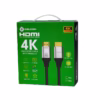Cable HDMI de  Metros K Delcom DCHD v Premium Lleva tu Señal K a  Metros sin Pérdidas Cable HDMI  premium Delcom DCHD de  metros color negro mostrando sus conectores reforzados de aluminio y bañados en oro un producto de alta calidad de HD Multimedia PERU SAC