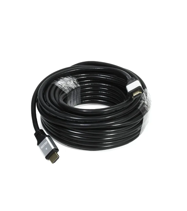 Cable HDMI de 15 Metros con Cabeza de Aluminio v2.0 4K UltraHD 2160p Delcom DCHD043