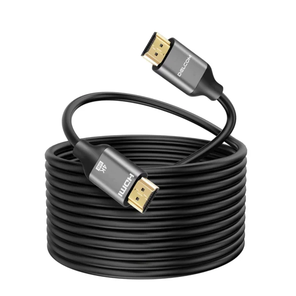 Cable HDMI de 20 Metros Delcom DCHD045: Mayor Distancia con Calidad Ultra HD 4K, Cable HDMI Delcom de 20MT Nuevo Modelo 2025