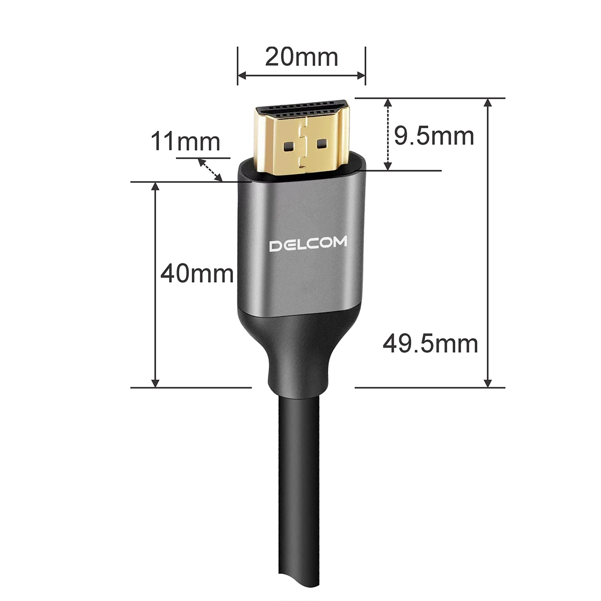 Cable HDMI de 20 Metros Delcom DCHD045: Mayor Distancia con Calidad Ultra HD 4K, Cable HDMI Delcom de 20MT Nuevo Modelo 2025
