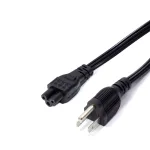 Cable de Poder NEMA 5-15 a IEC320 C5 de 1.8MT Plano, Cable de Poder para Adaptador de Laptop Trautech PE-AC0053