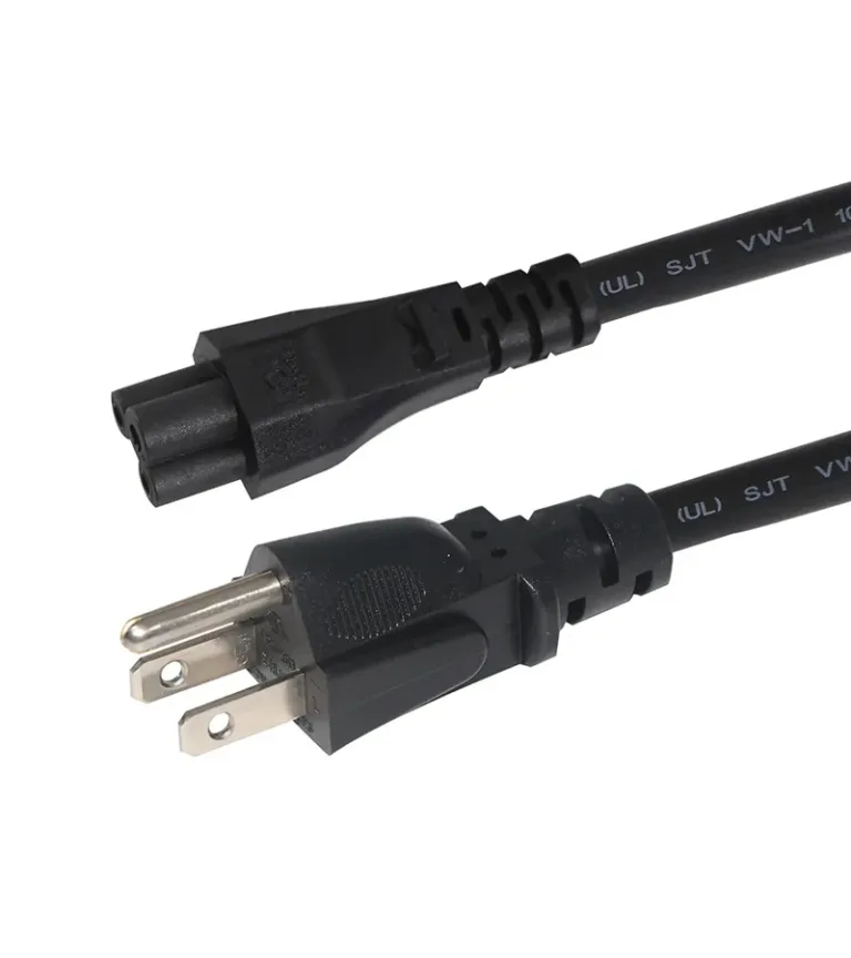 Cable de Poder NEMA 5-15 a IEC320 C5 de 1.8MT, Cable de Poder para Adaptador de Laptop Trautech PE-AC0031