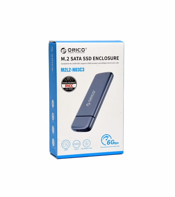 Carcasa para Disco M SSD NGFF SATA Orico ML NC Case para M