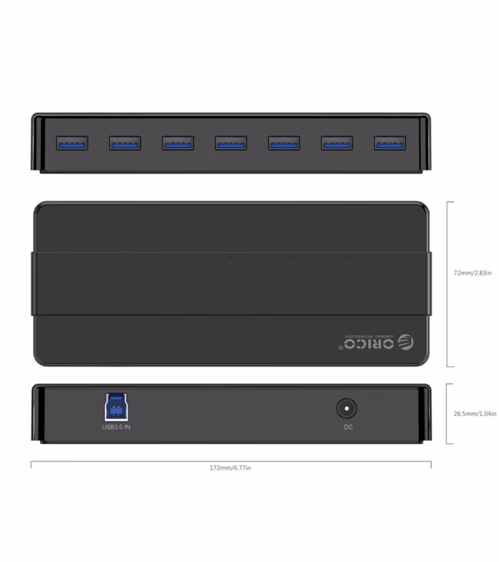 HUB de  Puertos USB  Orico H U concentrador USB