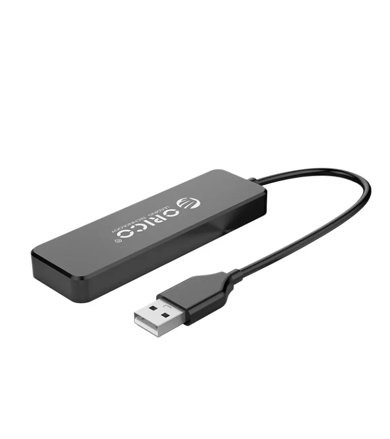 Hub USB 2.0 de 4 Puertos - Orico FL01, concentrador USB de 4 Puertos