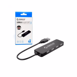 Hub USB 2.0 de 4 Puertos - Orico FL01 Concentrador USB 2.0 de 4 Puertos de 480Mbps - Orico FL01