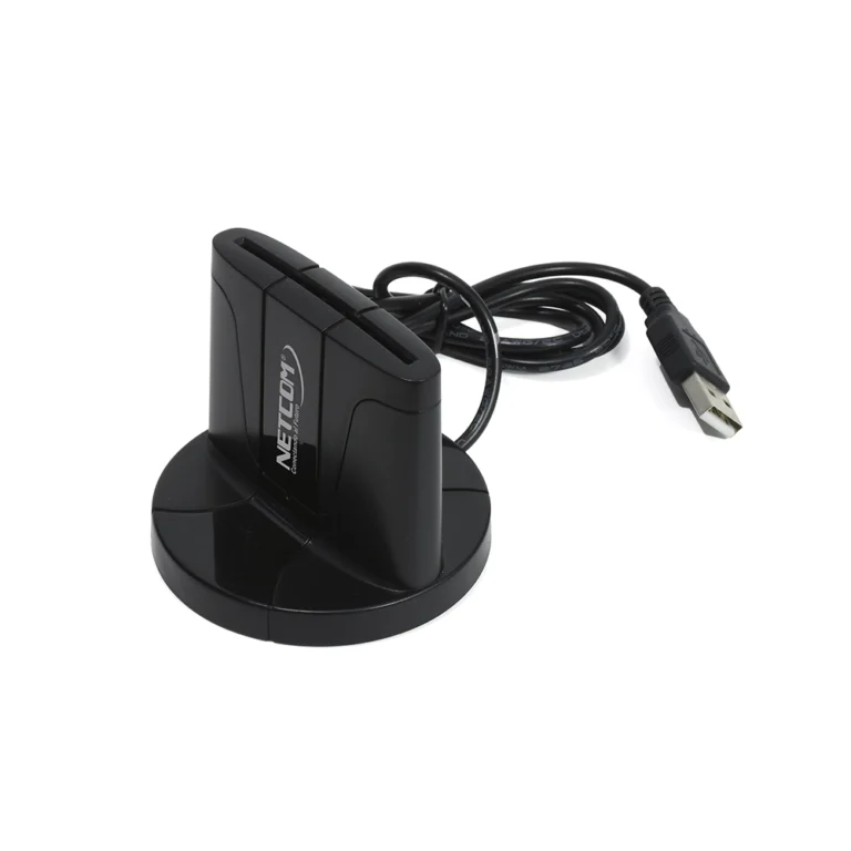 Lector de DNI Electrónico Netcom PE-CR0034, Lector de Tarjetas, Lector DNIe