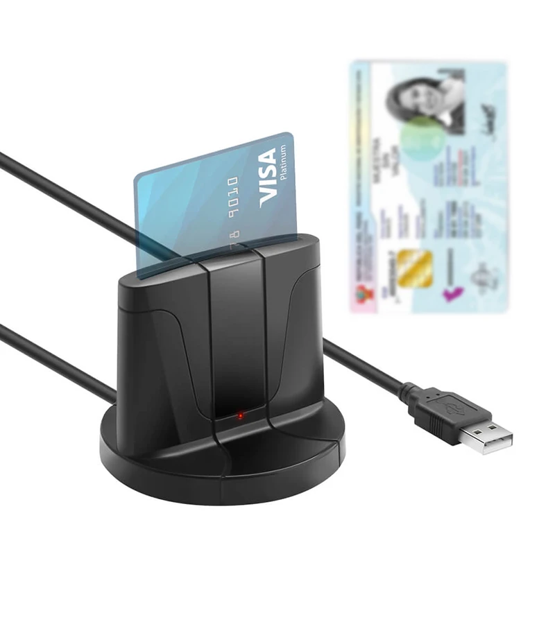 Lector de DNI Electrónico - Smart Card ID Trautech PE-CR0034