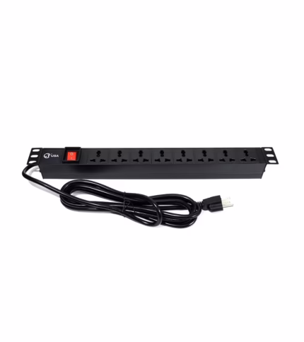 Power Rack de 3MT y 8 Tomas Universales LT USA - LT-PDU-8TA: Tu Solución de Energía Confiable