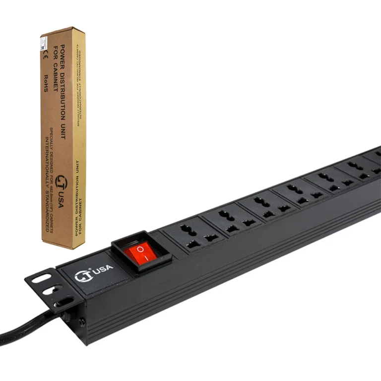 Power Rack de 3MT y 8 Tomas Universales LT USA - LT-PDU-8TA PDU de 3 metros, Power Rack de 3MT y 8 Tomas Universales LT USA - LT-PDU-8TA: Tu Solución de Energía Confiable