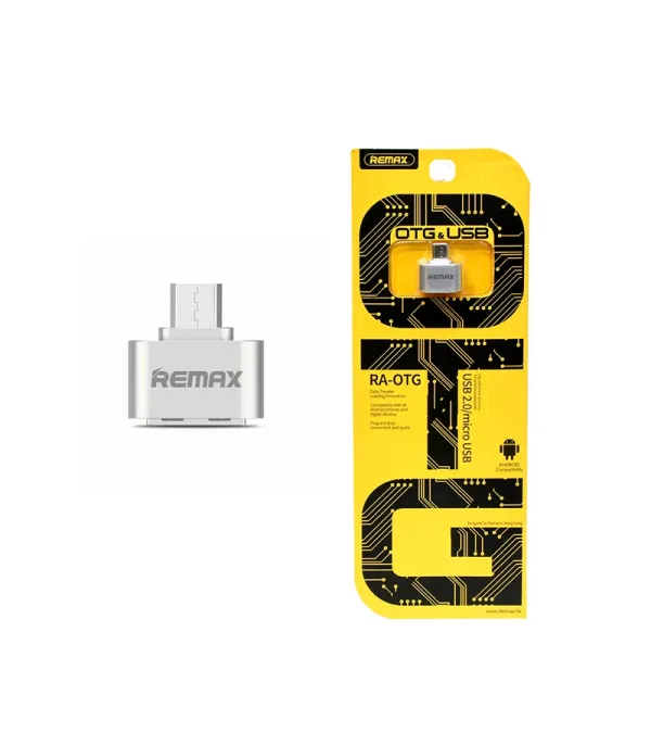 OTG micro USB a USB 2.0 Hembra - Remax RA-OTG