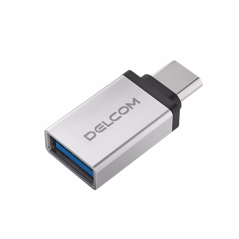 Adaptador OTG Tipo C a USB  Hembra DELCOM DTCA