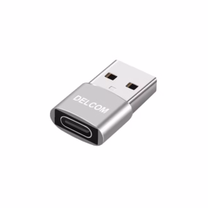 Adaptador Tipo C Hembra a USB Macho 2.0 Delcom DTCA-001 Adaptador OTG USB 2.0 a USB Tipo C Hembra