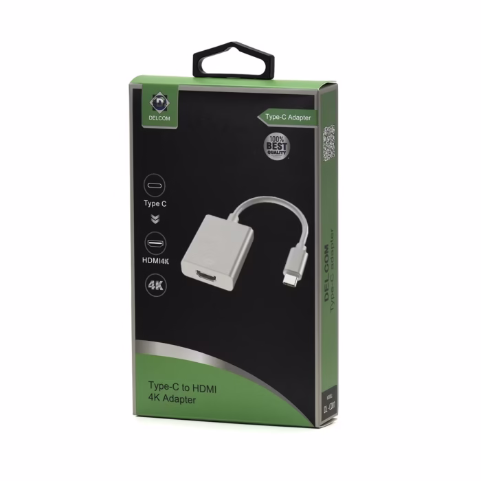 Adaptador USB C a HDMI K Delcom DL C Conecta tu Dispositivo USB C a una Pantalla HDMI Tipo C a HDMI K