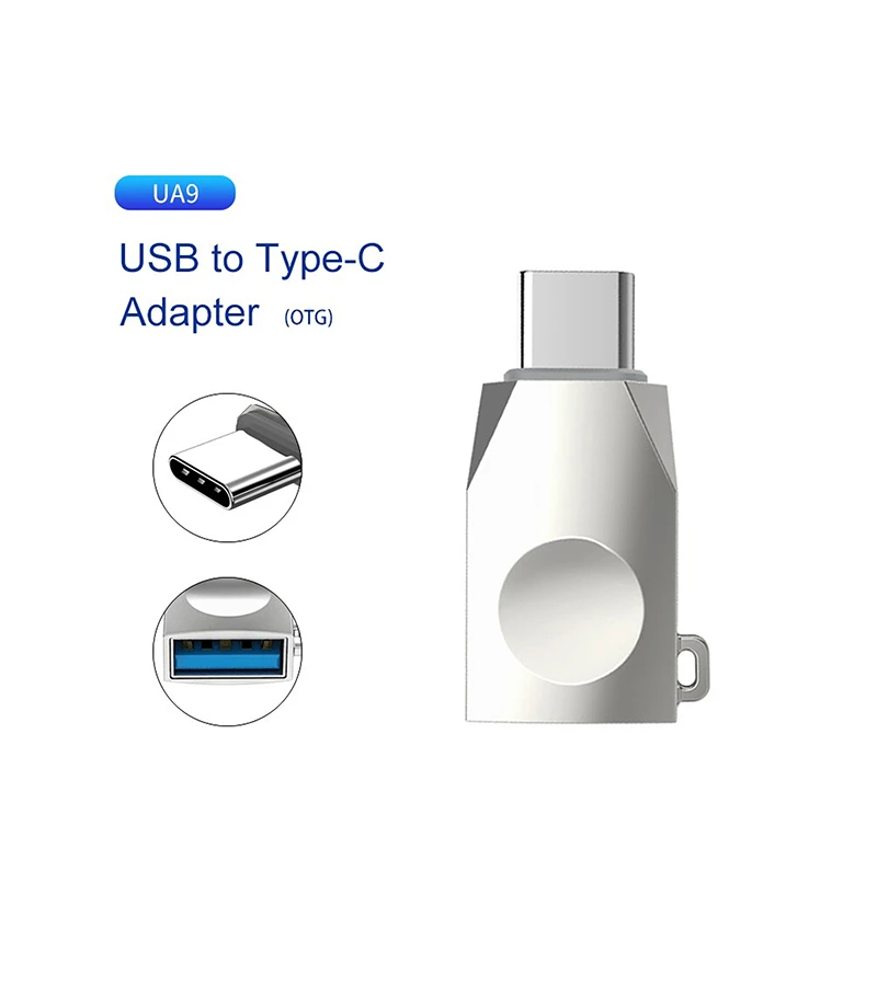 Adaptador OTG Usb tipo C a USB Hembra 3.0 HOCO UA9 OTG tipo C USB Convertidor