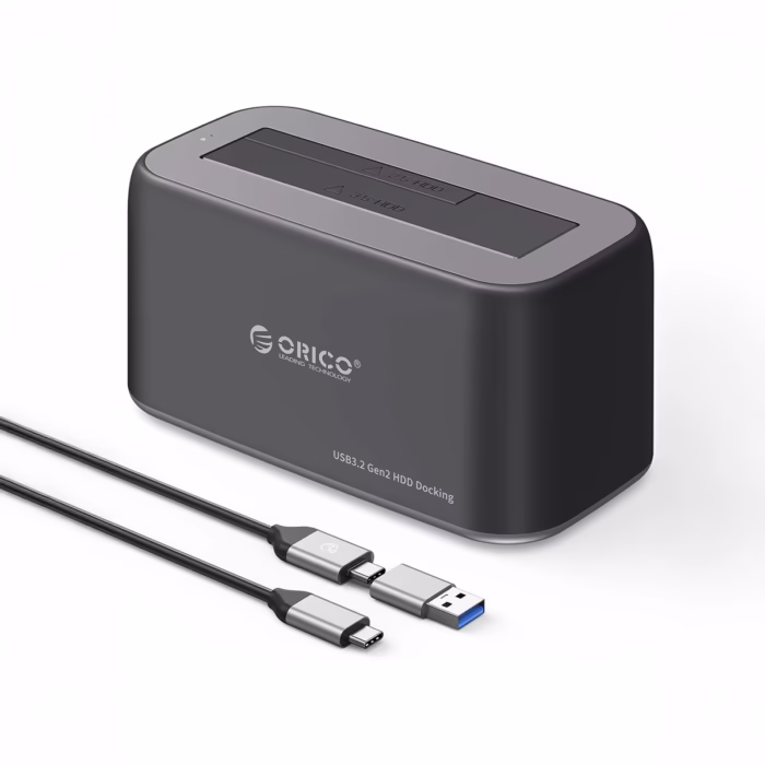 Base para Discos HDD y SSD Orico C V BK | Docking Station USB  para  y   Base para Discos Duros y SSD Orico C V BK Tu Solución de Almacenamiento Externo Rápida y Sencilla  HD Multimedia PERU SAC