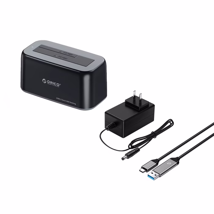 Base para Discos HDD y SSD Orico C V BK | Docking Station USB  para  y   Base para Discos Duros y SSD Orico C V BK Tu Solución de Almacenamiento Externo Rápida y Sencilla  HD Multimedia PERU SAC