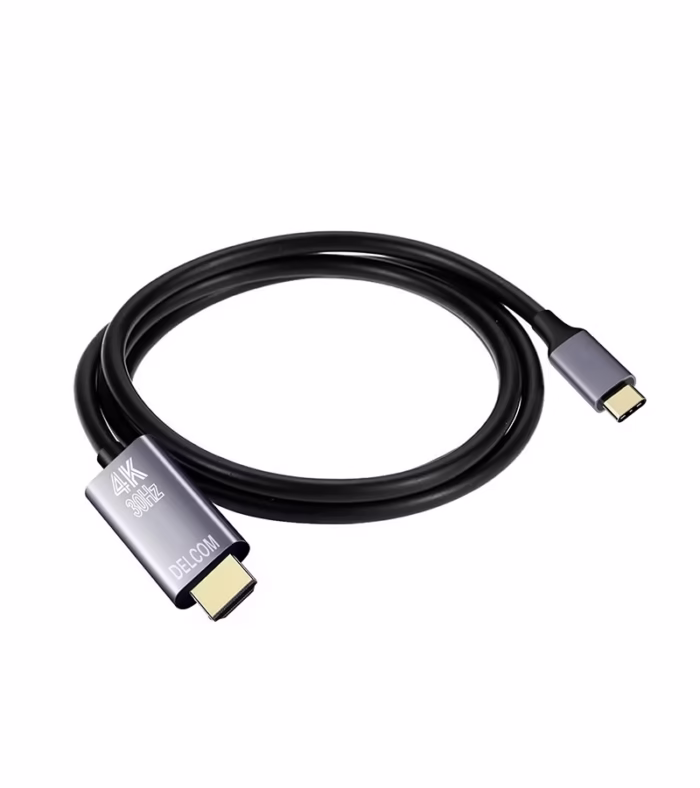 Cable USB C a HDMI K Ultra HD p de MT USB Tipo C a HDMI Khz de  metros Delcom DTCH