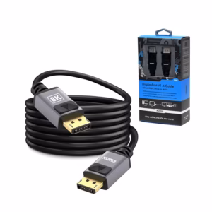 Cable DisplayPort 8K de 5M Kumo STA-ADP001-5M-8K Cable DisplayPort de 5 Metros 8K versión 1.4 Kumo STA-ADP001-5M-8K