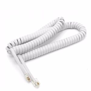 Cable para Auricular de Teléfono de 15FT  TE-15FT-WH