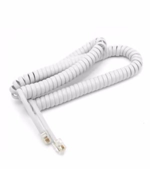 Cable para Auricular de Teléfono de 15FT  TE-15FT-WH